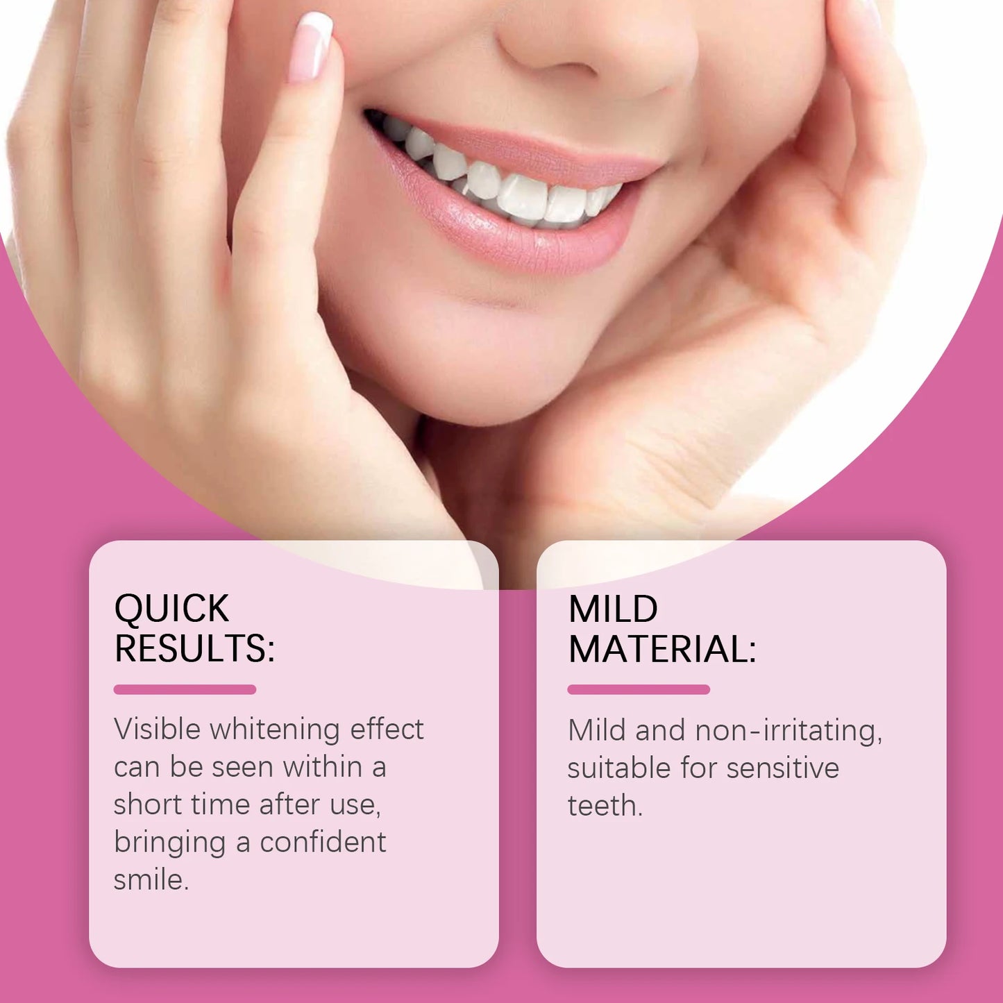 Patch blanchissant pour les dents 