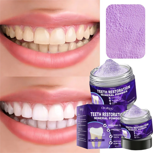 Poudre blanchissante pour les dents